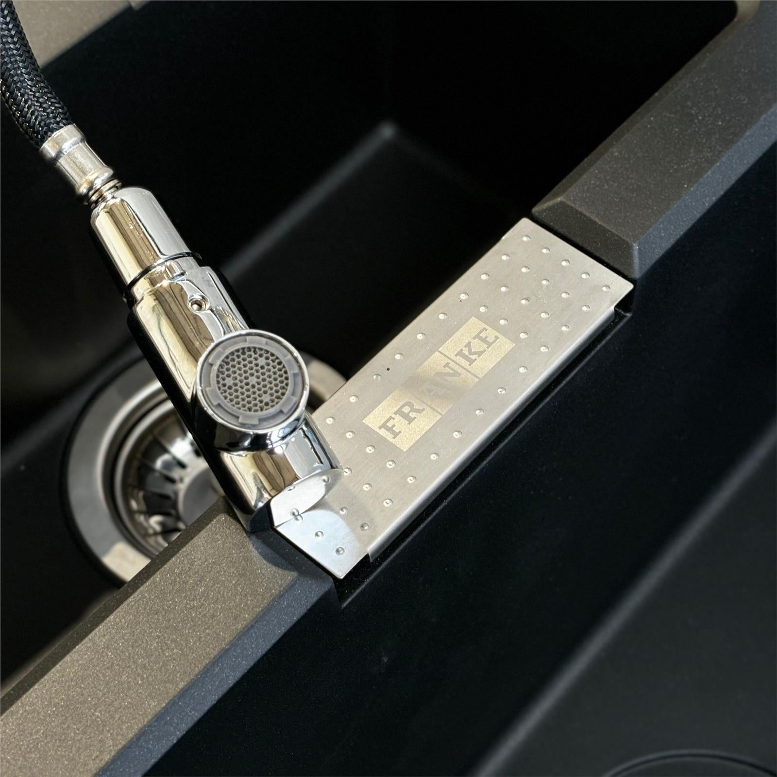 Liquida W15CH Single Lever Swivel Spout Pull Out Spray Chrome Kitchen Mixer Tap